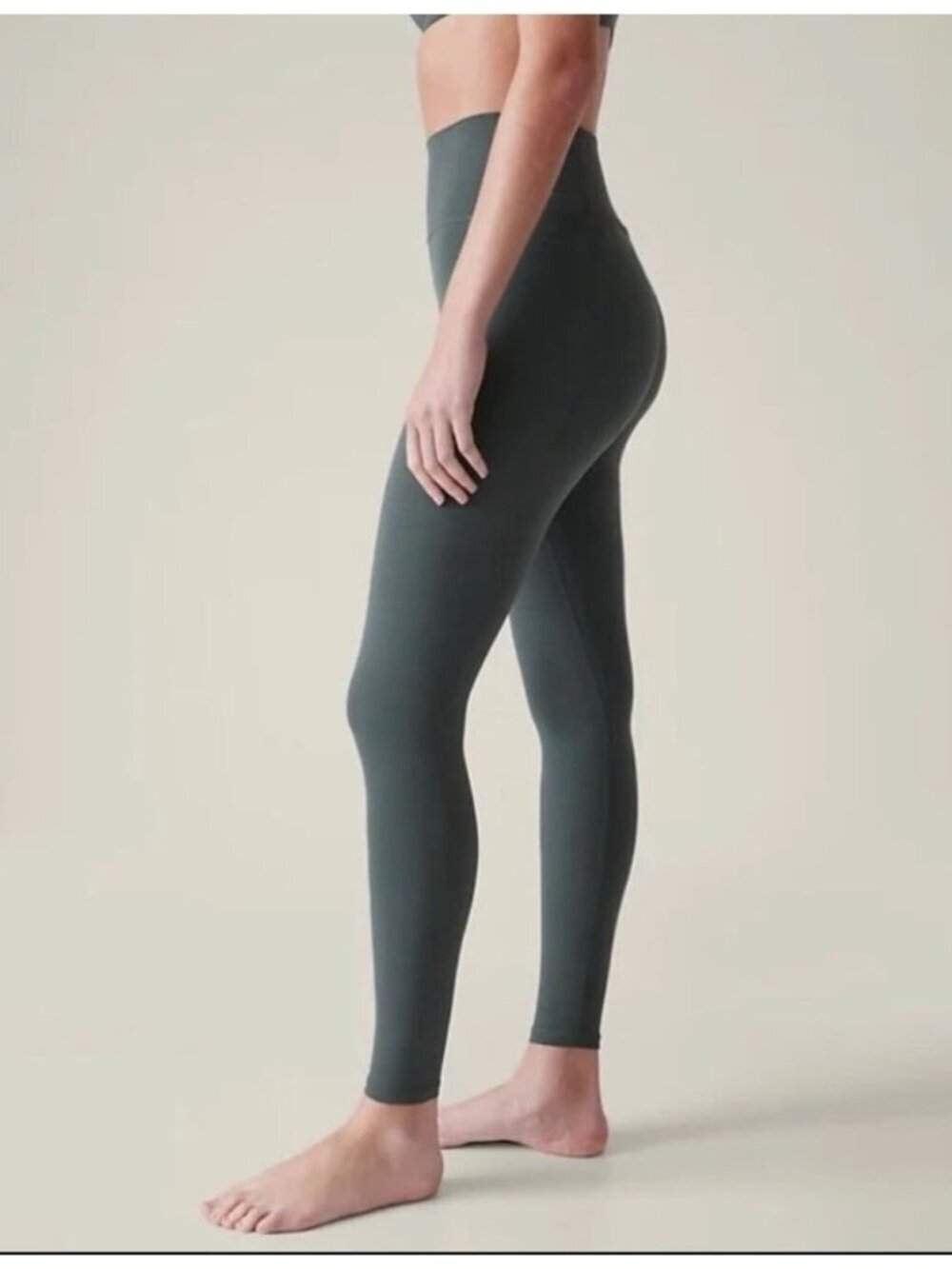 ATHLETA Transcend Stash Tight High Rise Bali Green Yoga Leggings Size 2X Gym
